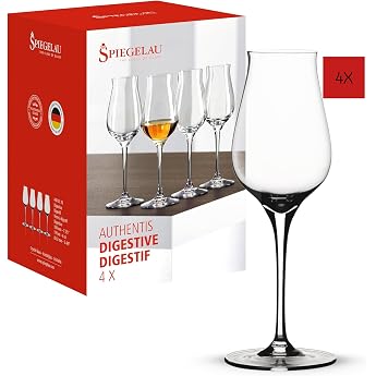 Spiegelau Digestif Glasses 170 ml, Set of 4, Authentis 4400170 Shot Glasses | Shot glasses, crystal glass