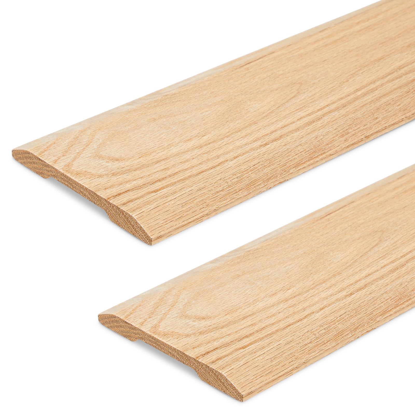 2 Pack 36" X 5" X 5/8" Red Oak Threshold, Wood Door Oak Threshold