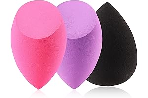 Foonbe Makeup Sponges and Blenders | Soft 3Pcs Set for Cream, Liquid Foundation, and Powder