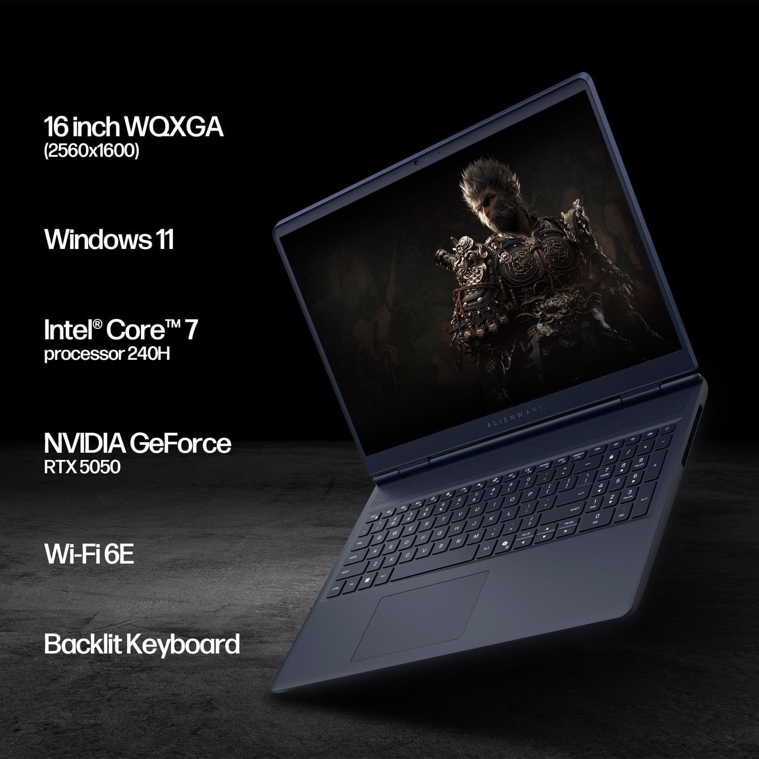 71utgn1C4OL._AC_SL1500_ Dell Alienware 16 Aurora Gaming Laptop AC16250, 16" WQXGA Display, NVIDIA GeForce RTX 5050, Intel Core 7-240H, 32GB RAM, 1TB SSD, Backlit Keyboard, with Mytrix Assy Office Lifetime, Wins 11 Pro