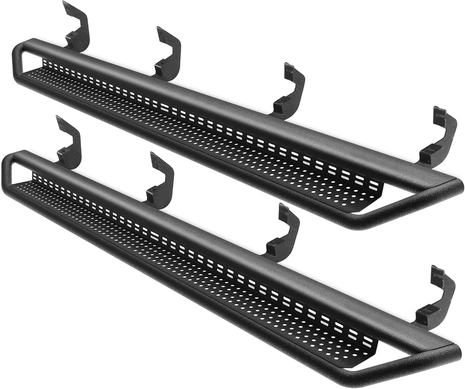 Running Boards Fit for Chevy Colorado/GMC Canyon Crew Cab 2015-2026, Drop Step Heavy Duty Anti-Slip Side Steps Step Bars Nerf Bars Rock Silders Rails, Integrated Design Black Powder Coated
