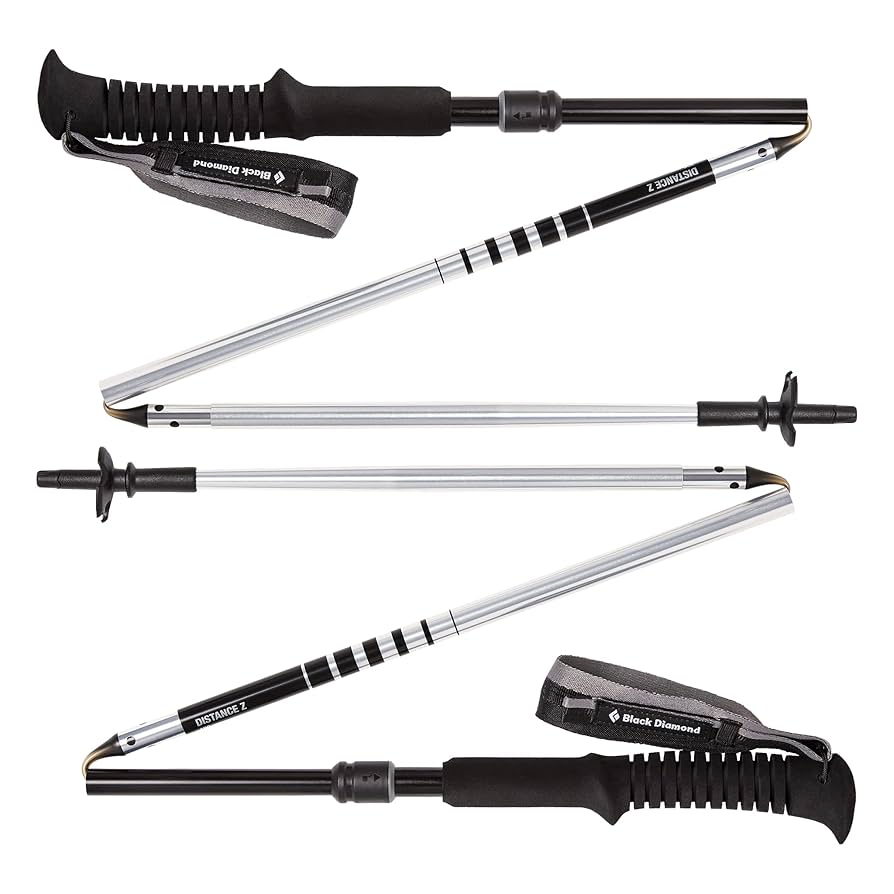 スキー  DISTANCE Z 100cm Distance Z Trekking/Running Poles – Black Diamond