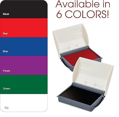 Miniatura 4 de Shiny SHI-40127 Almohadilla de sello de goma, 2 14 "x 3 12", secosin tinta