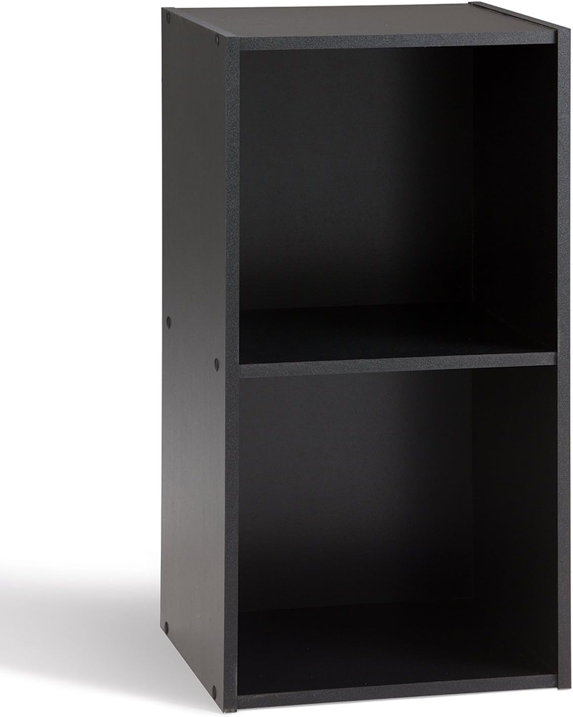 Alsapan Compo 2 x 1 Cube Unit with Melamine, 61.5 x 31 x 29.5 cm, Black Finish