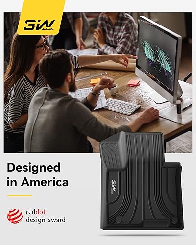 Miniatura 9 de 3W Alfombrillas para Hyundai Tucson 2022-2025 (no para híbridos), para todo tipo de clima, revestimiento de suelo de automóvil de elastómero