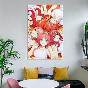 五等分の花嫁　壁掛けポスター 5点セット Amazon.co.jp: 五等分の花嫁 ポスターアートパネル 壁の絵