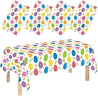 Vista 16 de 3 manteles de plástico con diseño a cuadros, decoración de fiesta de cumpleaños, mantel desechable para niños, suministros de fiesta de cumpleaños