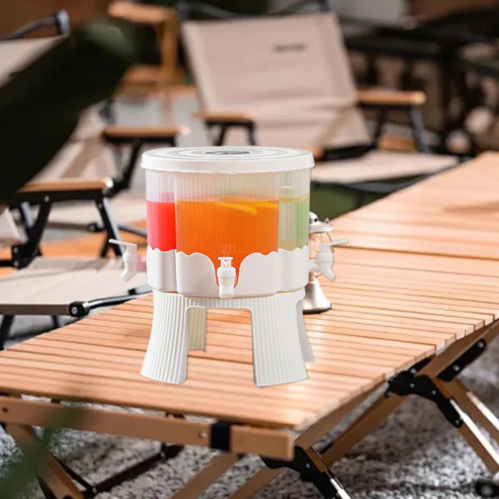 Dispensador de bebidas con espiga, dispensador de bebidas de verano con | espiga, dispensador de bebidas de gran capacidad, contenedores multifuncionales de gran capacidad, olla de agua para