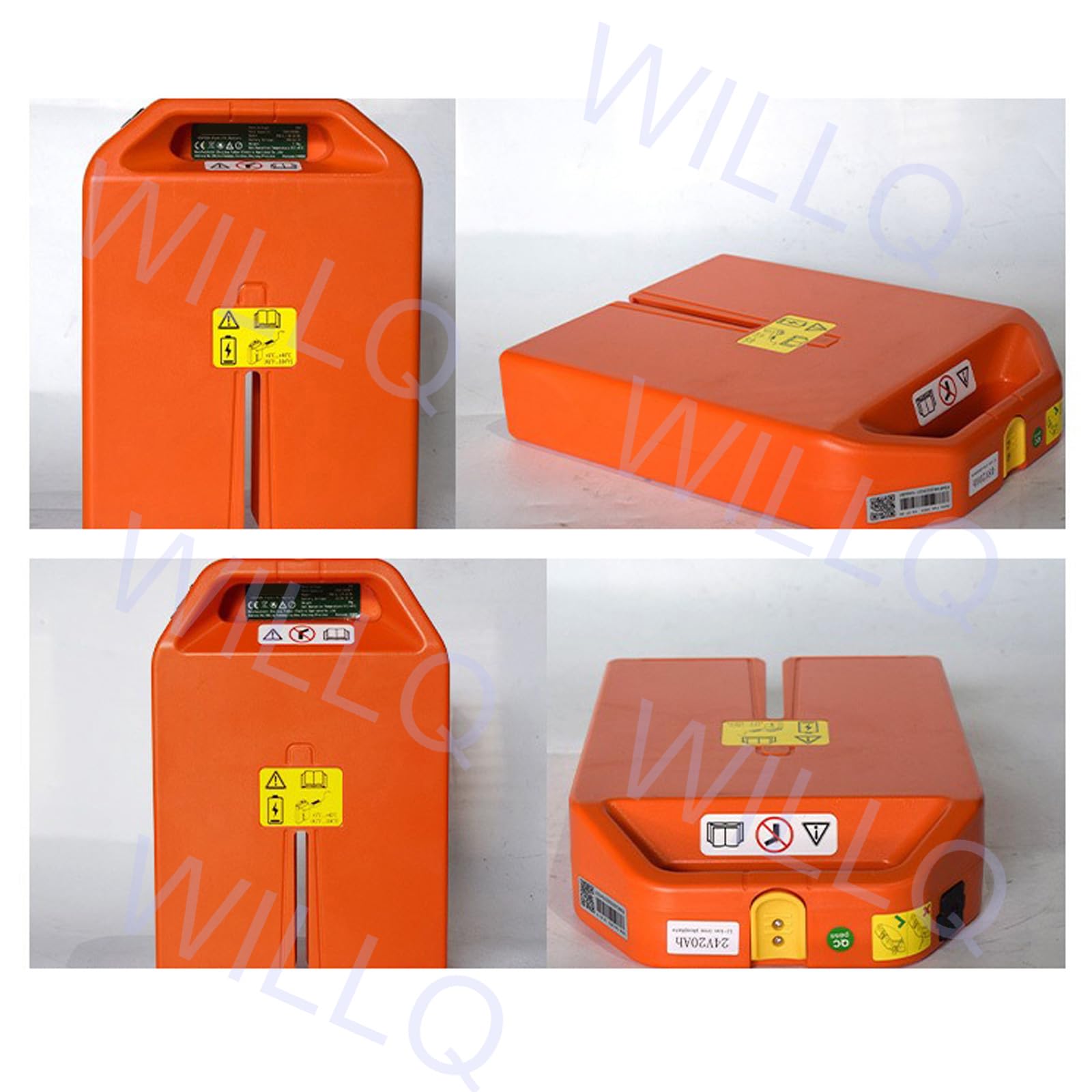 Batteria al Litio per transpallet Elettrico da 48 V/24 V 20 Ah 36 Ah per Carrello elevatore Elettrico, Pacco Batteria di Ricambio, 4 Pin/6 Pin, scarica