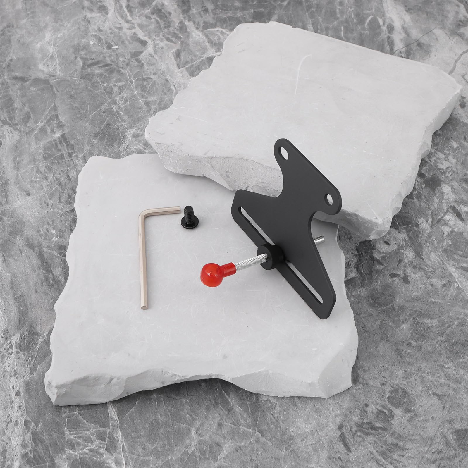 ECSiNG Viseur d'arc Anti-Flexion Métal Aiguille Unique Forme T Accessoire Tir à l'arc Noir