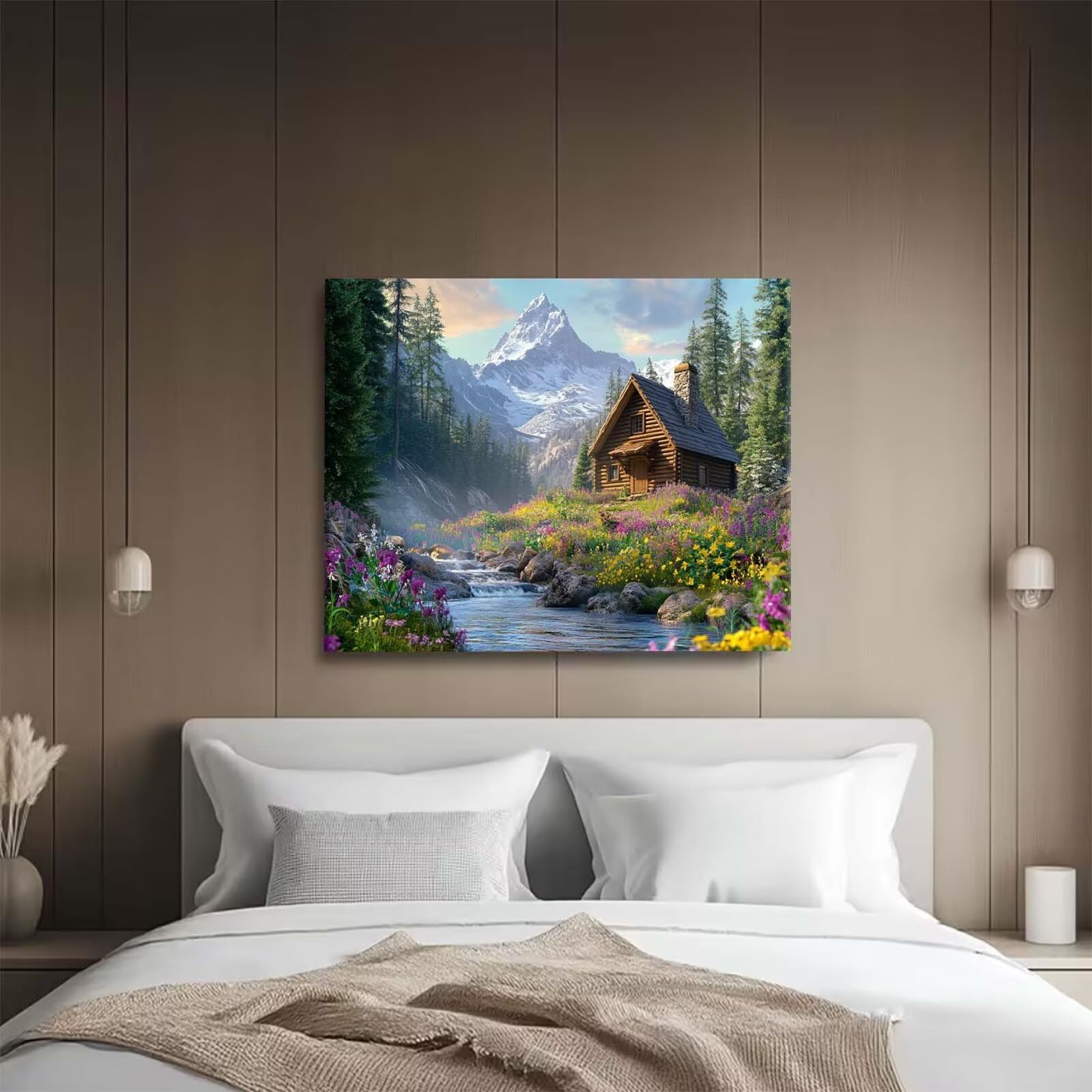 Peinture Numero Adulte paysage, Activité Manuelle Adulte 90x120cm j0-709