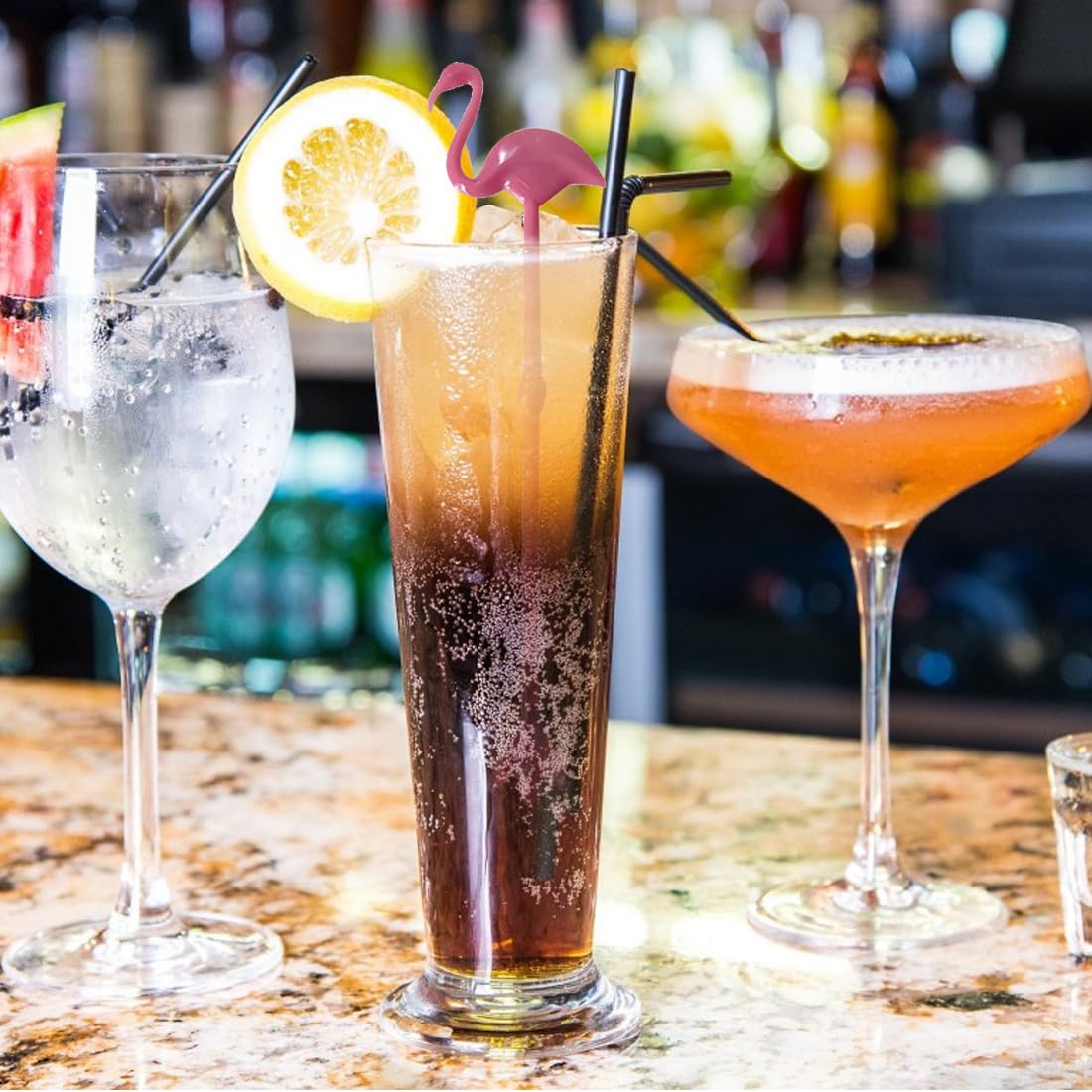 4 Agitatori Da Cocktail In Acciaio Inox 19cm - Con Pala Per Bar E Casa