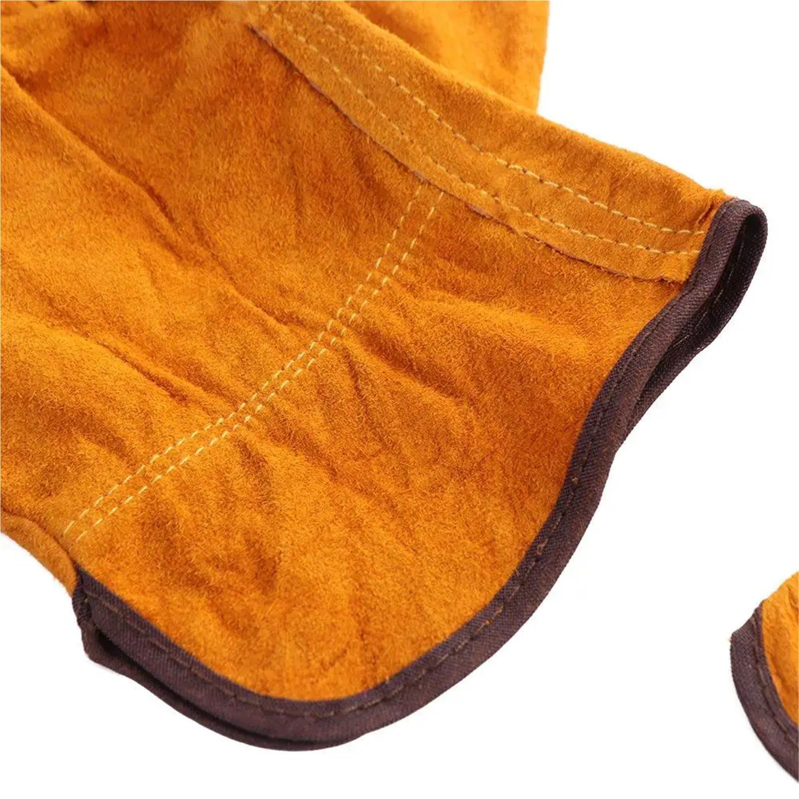 Compatible con 1 par de guantes de soldadura de cuero de vaca ignífugos, resistentes al calor y al ácido, protección laboral for tareas de soldador