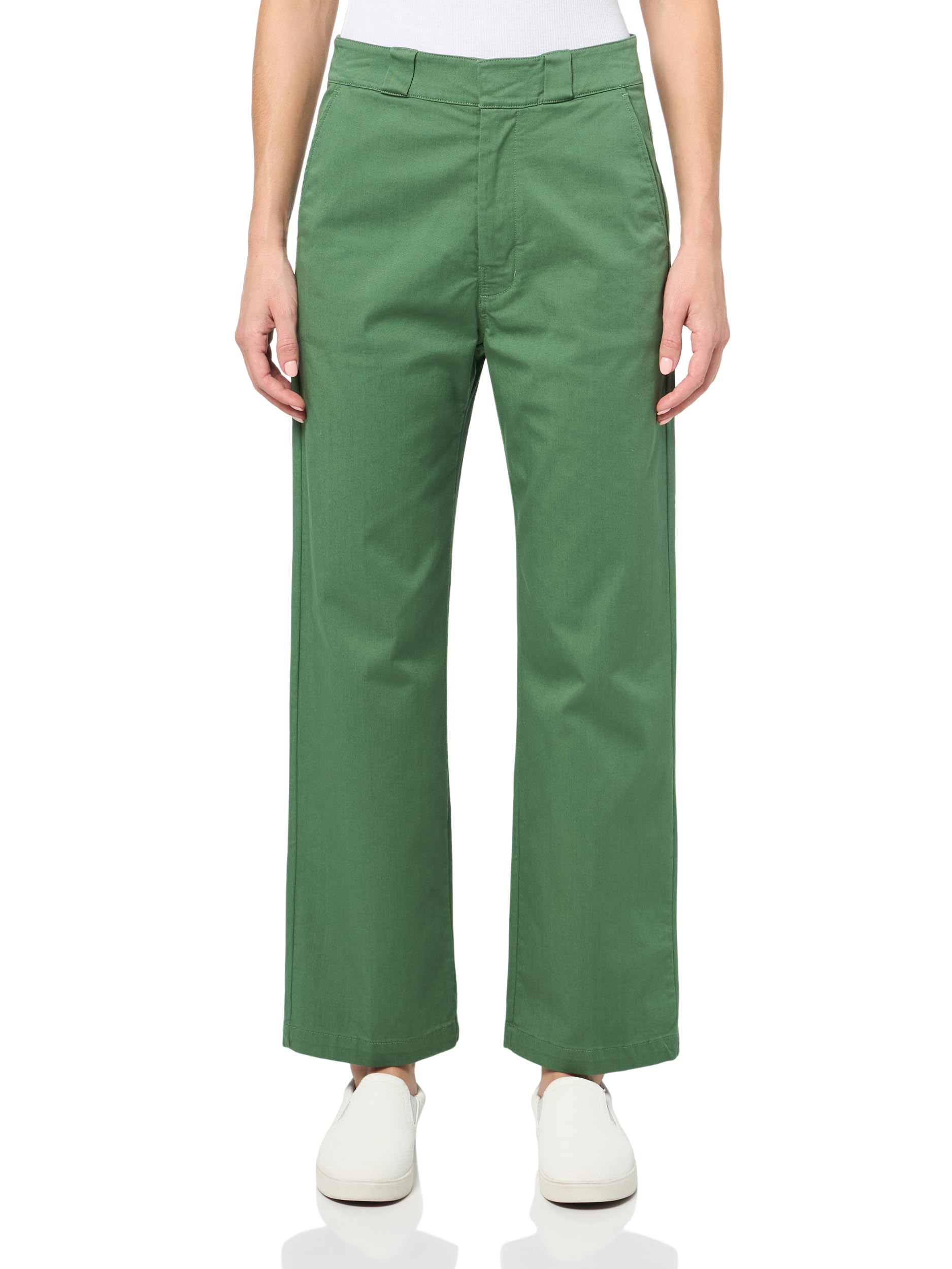 Lacoste Womens Neo Heritage Straight Fit Solid Trousers