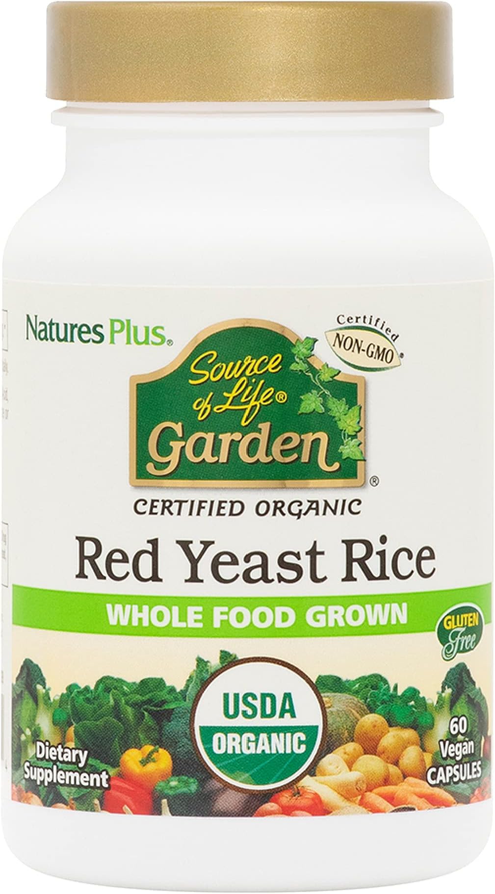 Source Of Life Garden Organic Red Yeast Rice 60 Vegan Caps 169269