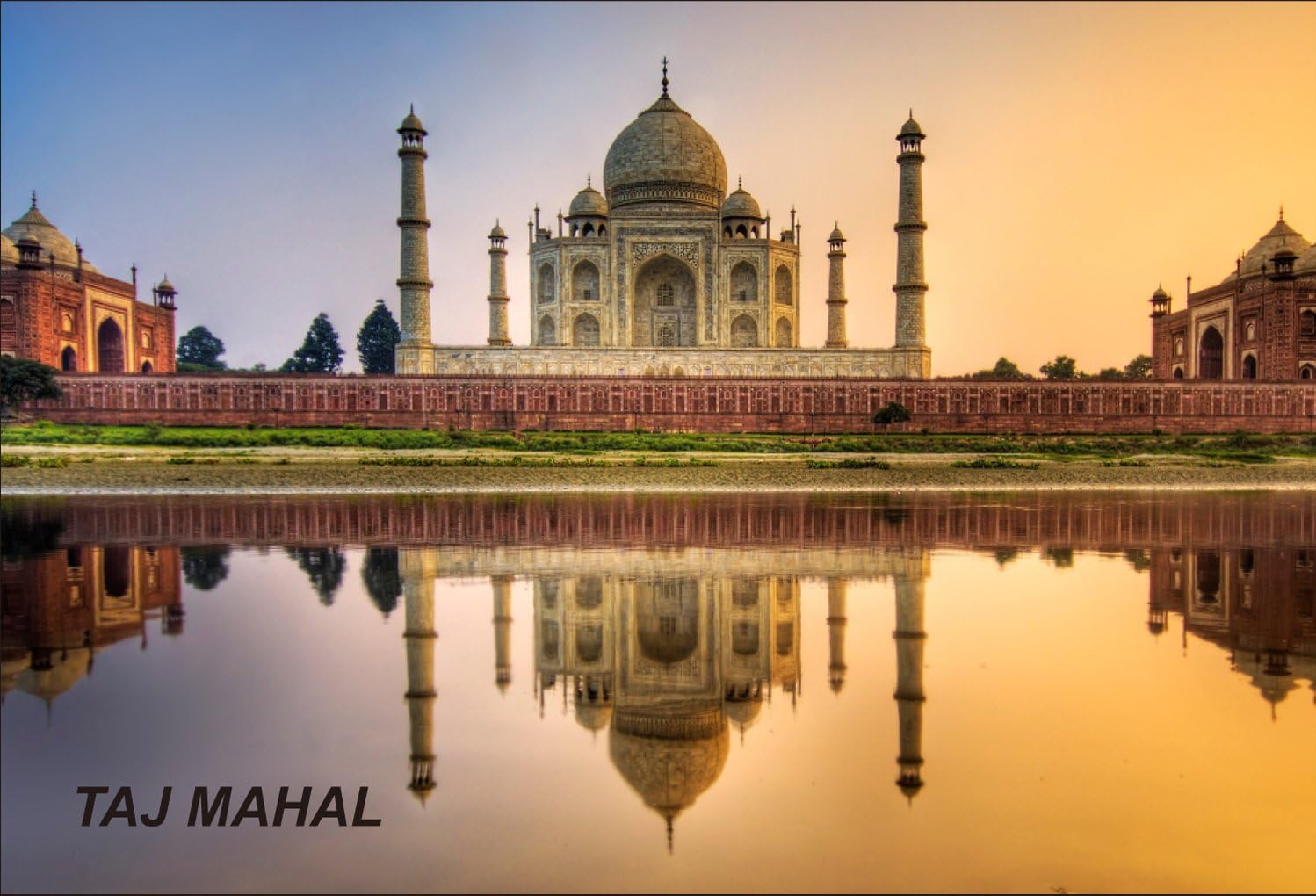 India Indian Fridge Refrigerator Magnets (1 Piece, Taj Mahal-7)