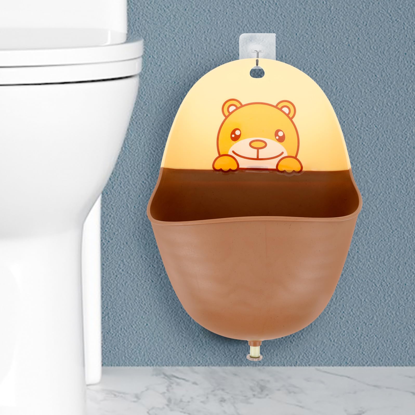 ifundom 2piezas Orinal Infantil De Entrenamiento Para Niño Urinal De Pared Para Potty Training Diseño Prueba De Derrames y De Limpiar Para Baños y