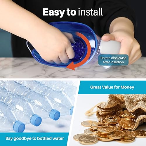 Miniatura 7 de ICEPURE Repuesto CRF950Z para filtro de agua para jarra PUR, CRF-950Z, PPF900Z, PPF951K, PPT700W, CR-1100C, CR1100CV, DS-1800Z, PPT711W, PPT711B,