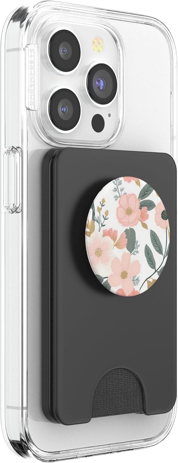 Floral Wildflowers Floral Pattern PopSockets PopWallet for MagSafe