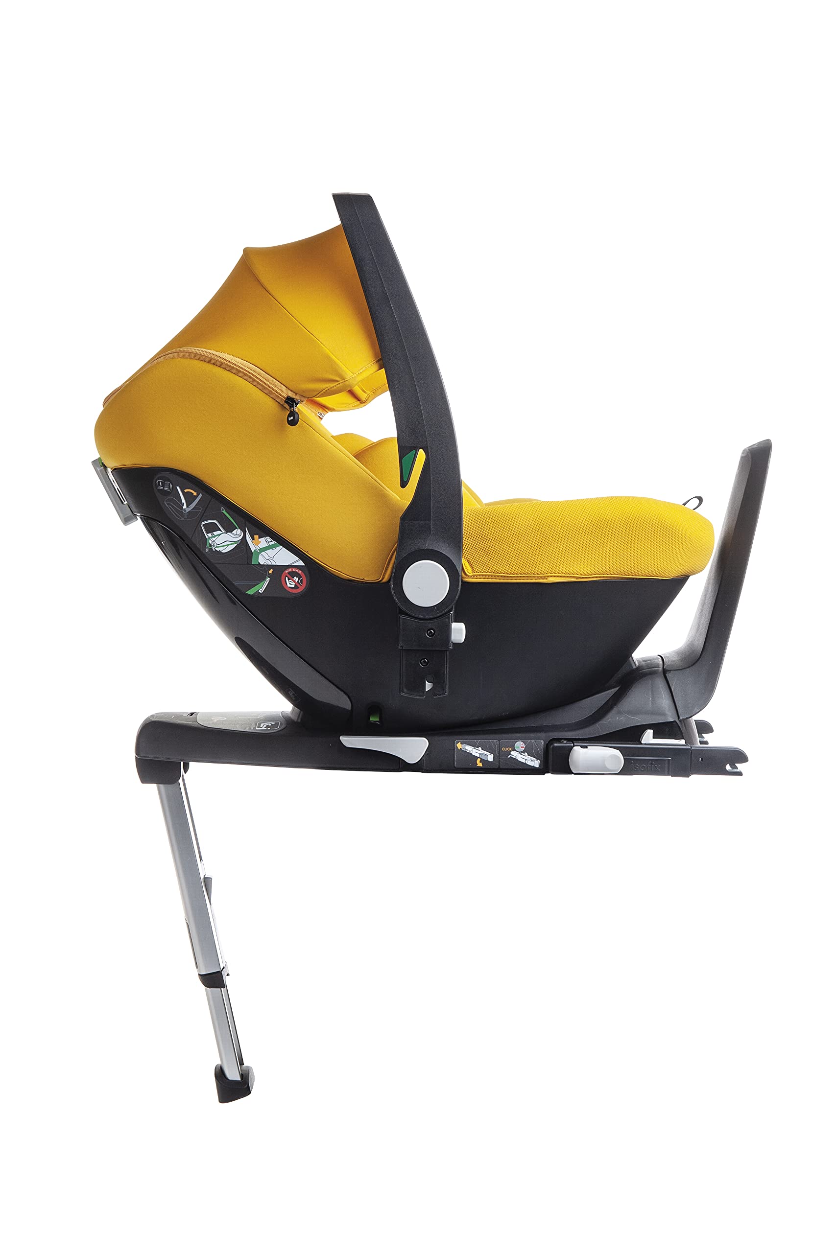 Be Cool One Base Isofix, I-size Normativa R129, da 40 a 86 cm, piede regolabile, per ovetto One di Be Cool