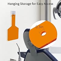 Vista 6 de Annhua Protector de ojos para placa de protección dental, protector de ojos para luz de curado, visera para dentista, ayudante y paciente, de mano