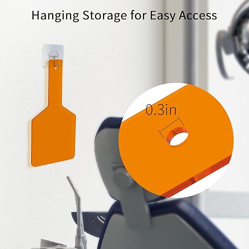 Miniatura 6 de Annhua Protector de ojos para placa de protección dental, protector de ojos para luz de curado, visera para dentista, ayudante y paciente, de mano y