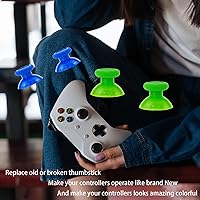 Vista 5 de 8 piezas de repuesto para controlador Xbox One S/X/Elite, kit de reparación de joysticks para controlador Xbox Series X y S, piezas de palillos