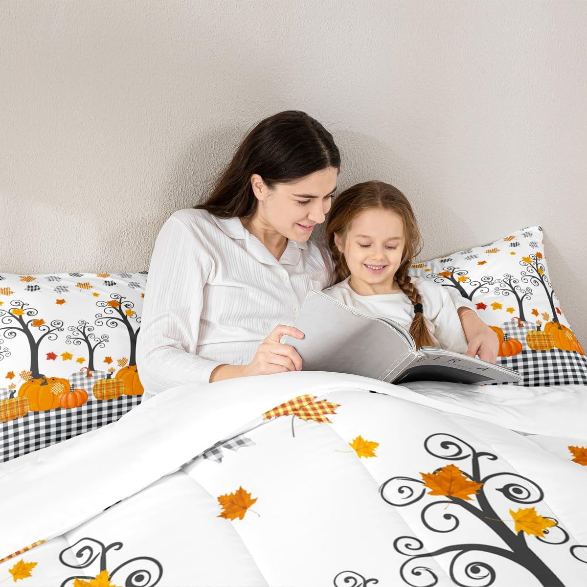 Amazon.com: Pumpkin Fall Comforter Set Twin Size,Kids Boys Girls