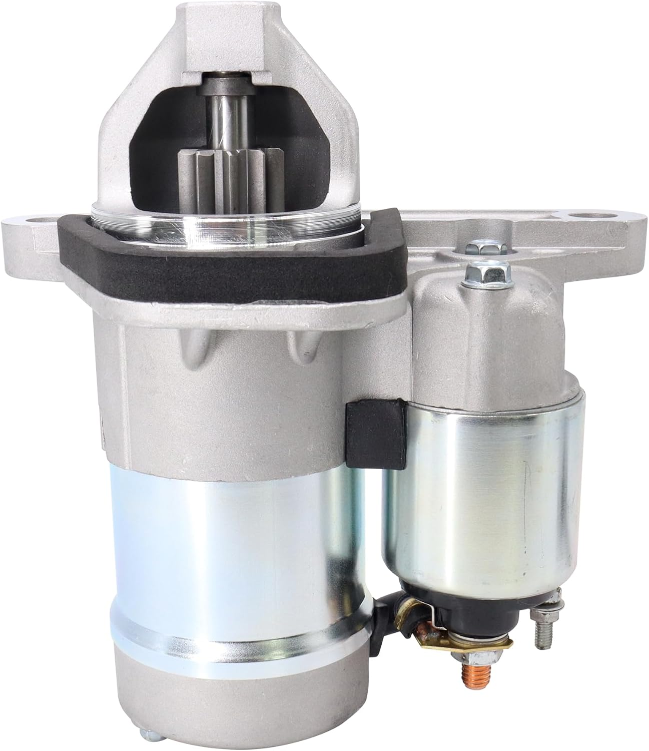 HiSport S114-902A Starter Motor - Compatible with Chevy City Express Compatible with Nissan Cube Juke NV200 Sentra Tiida Versa 1.6L 1.8L 2.0L 2007-2021 12V 1.0KW 10 Teeth Clockwise - Replace 19317693