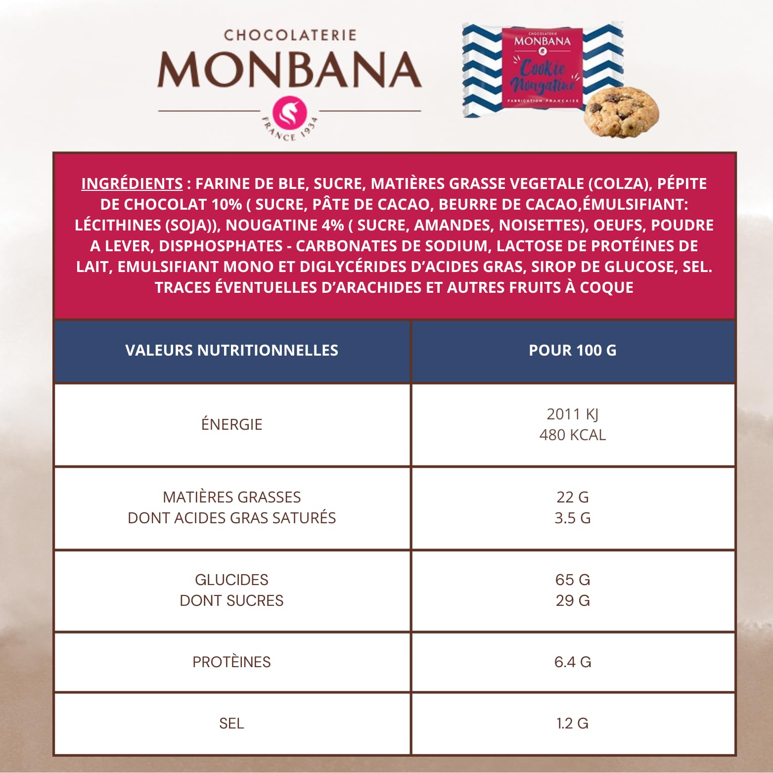 MONBANA | Assortiment de 150 Mini-Biscuits : Cookies, Galettes et Spéculoos | Biscuits à offrir à vos invités ou à déguster en toute intimité