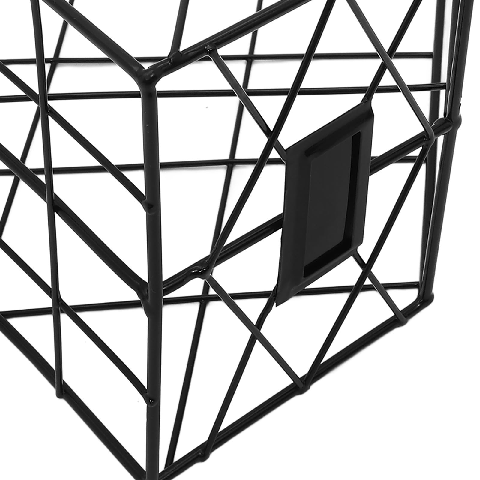 COHEALI Portadocumenti in Ferro Doppio Scomparto Nero, Organizer Verticale per File e Libri A4, Porta Riviste da Scrivania per Ufficio, Casa e Scuola, Scaffale Portadocumenti Compatto