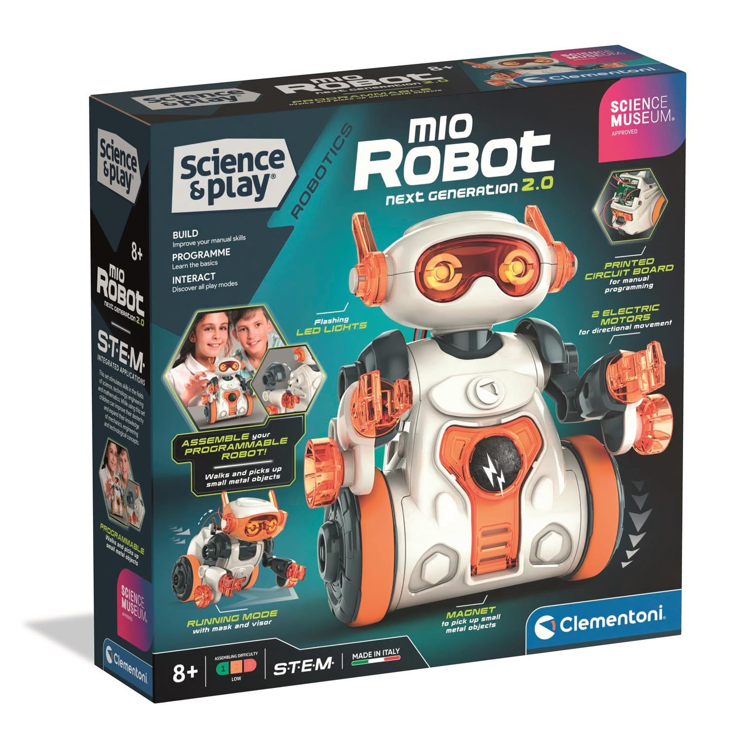 Mio Robot Version 2.0 Build and Coding Interactive Robotics Kit Magnetic Arm