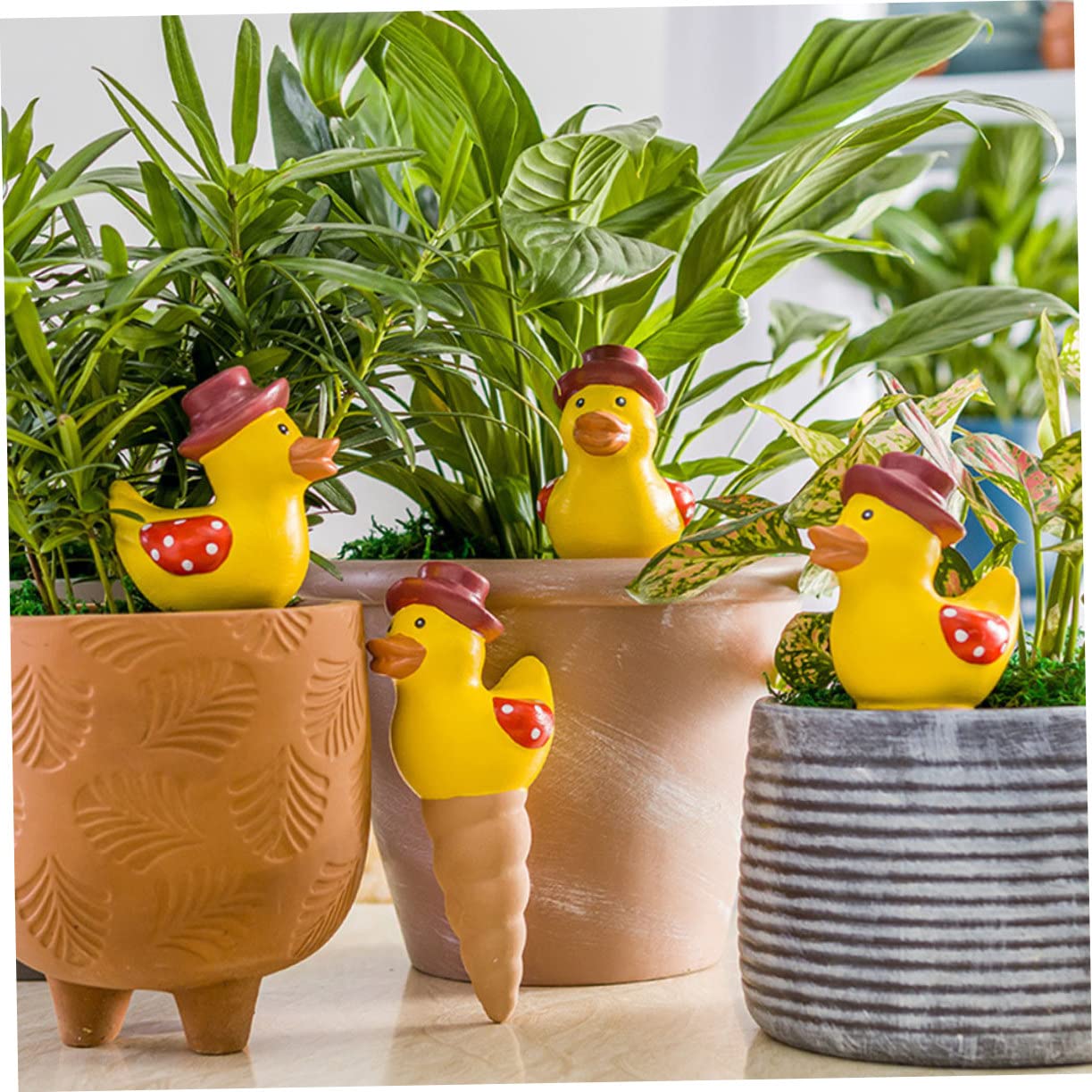 4 szt. Podlewacz do roślin Rośliny domowe Narzędzia ceramiczne Kolce do podlewania kwiatów Doniczkowe Kolce do podlewania Urządzenia do podlewania roślin Ceramiczne narzędzia do podlewania roślin Kolc