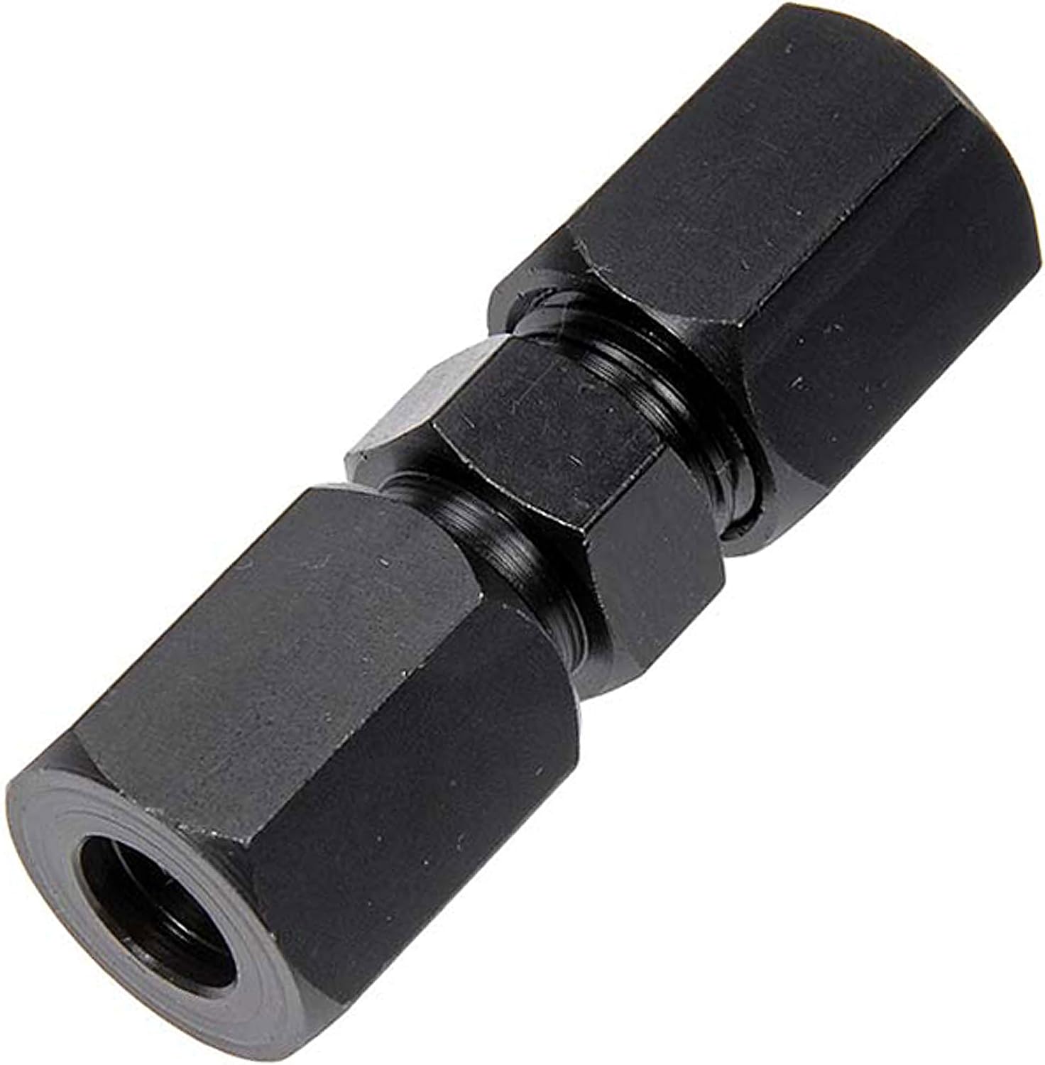 APDTY 911315 High Compression Union | Rated For 5000 PSI,Both Fitting Ends are 5/16 Inch,Fitting Angle is Straight