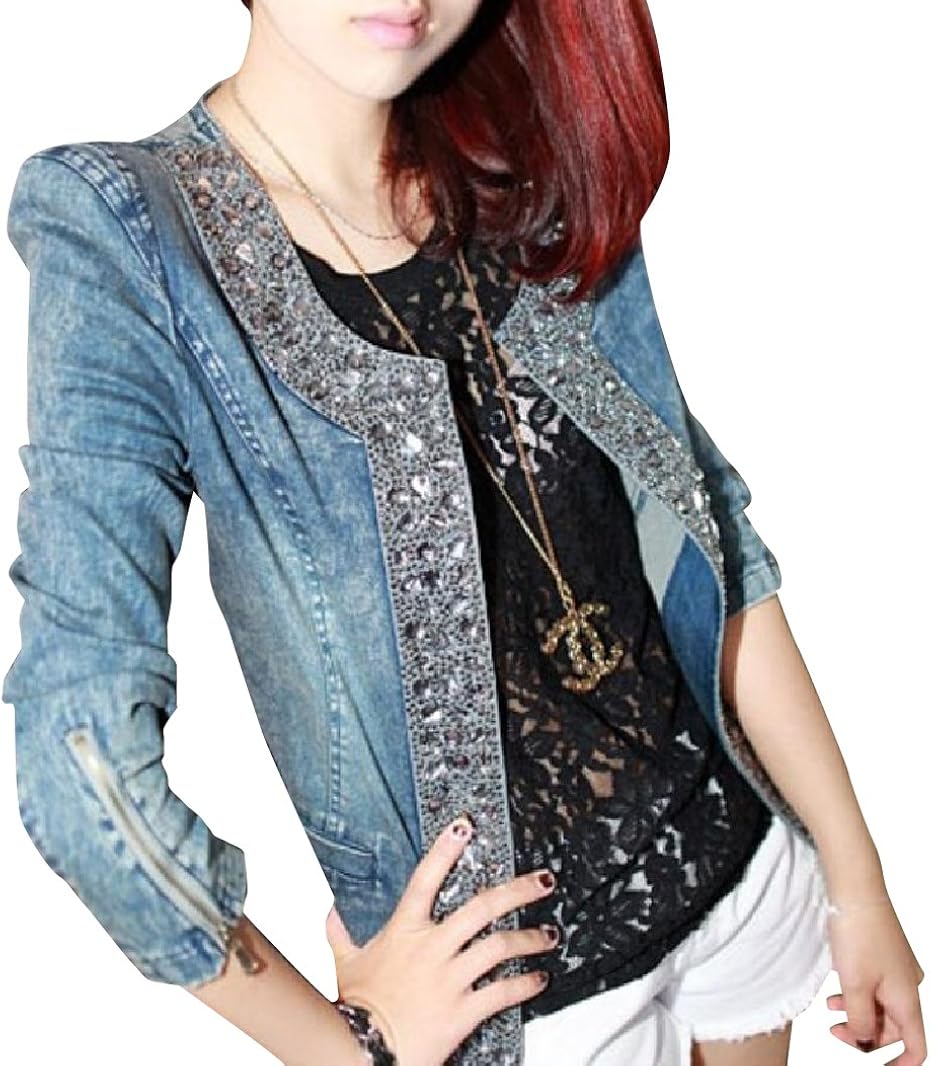slimming jean jacket