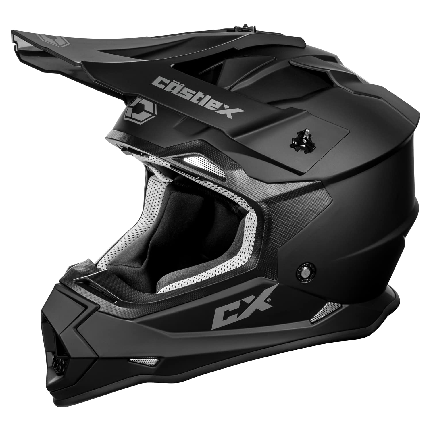 Castle X Mode MX Youth Helmet in Matte Black, Size Small : Automotive
