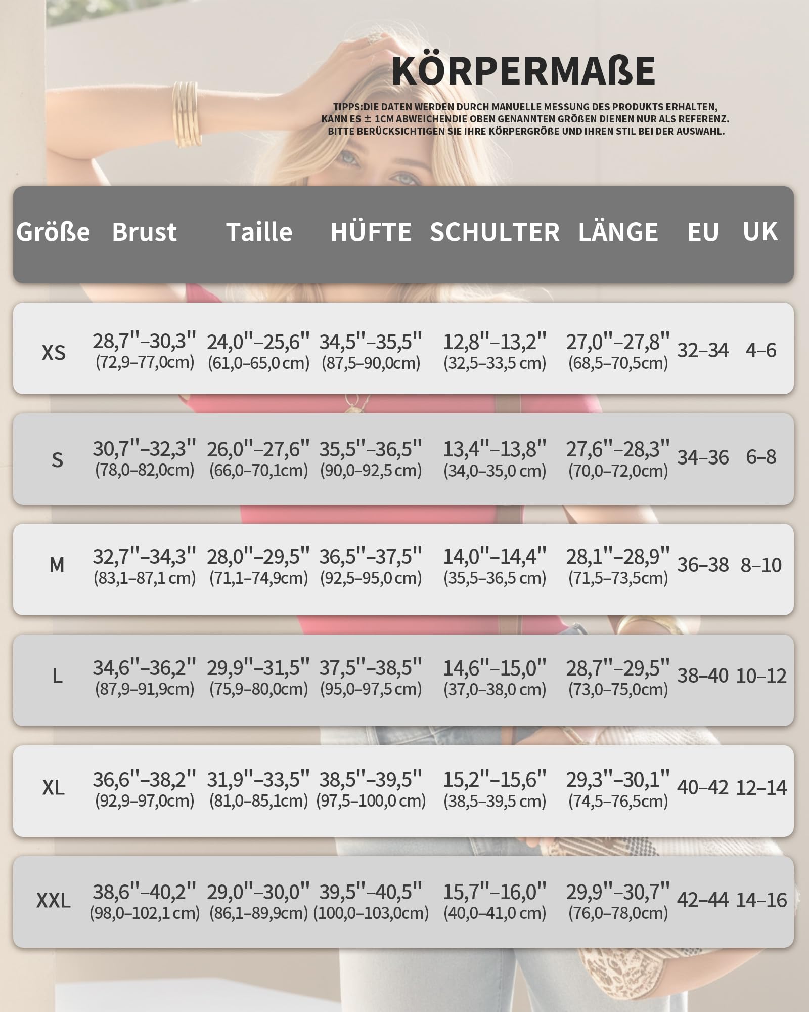 ALGALAROUND Body pour femme - Manches courtes - Avec col rond classique - En coton - Élégant - T-shirt pour femme