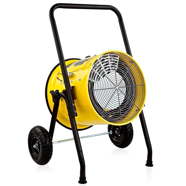 DR INFRARED HEATER DR-PS11524 Salamander Construction 15000-Watt Single Phase 240-Volt Portable Fan Forced Electric Heater