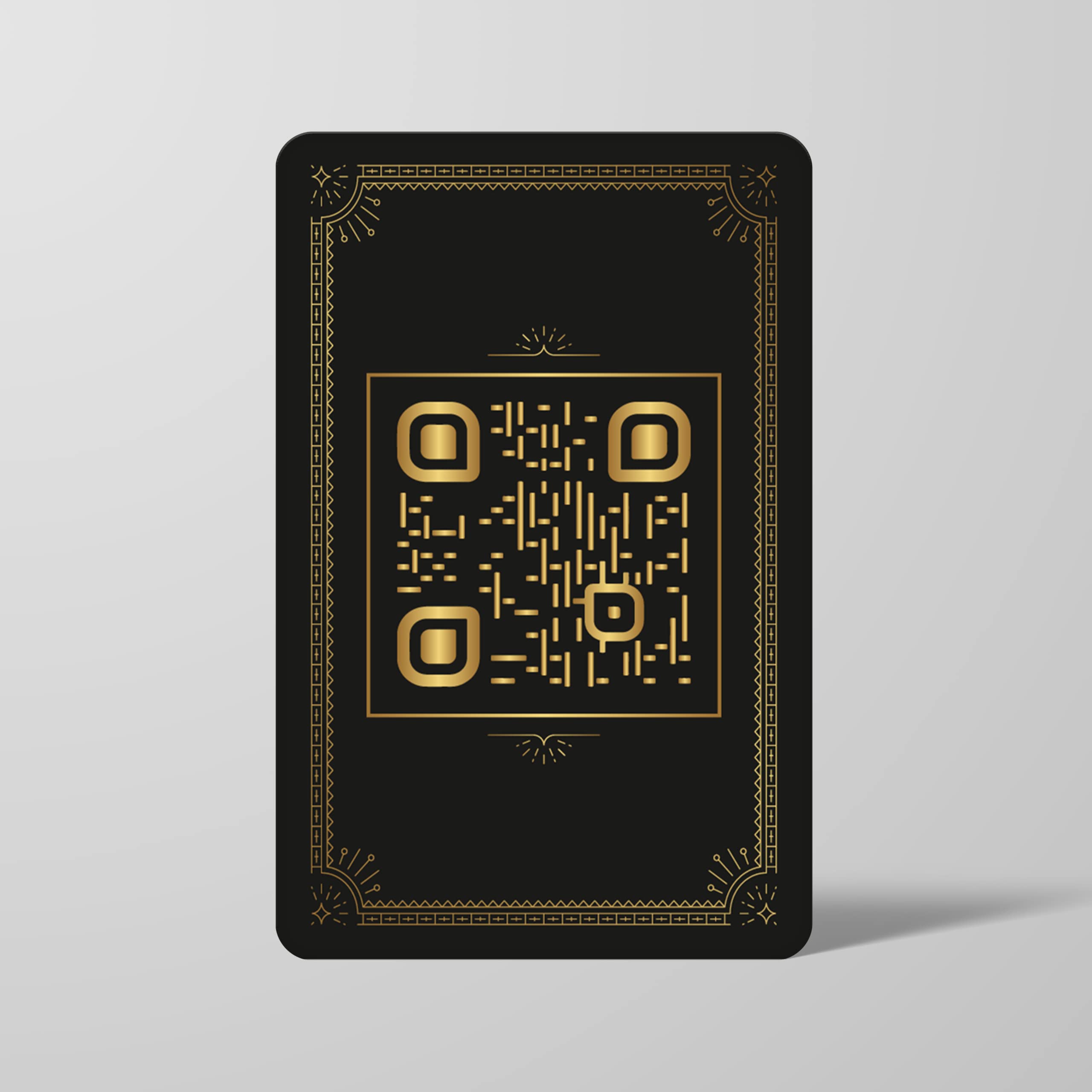 vkardz Zodiac Gemini PVC Digital NFC Business Card with QR Code