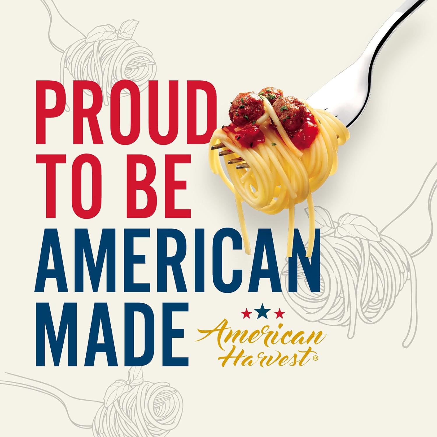 AMERICAN HARVEST, Thin Spaghetti Pasta, Enriched Durum Wheat, 16 oz (20 Pack) | Made in America, Non-GMO, Fast-Cook, Pantry Staple | 100 Years of Pasta-Making Expertise