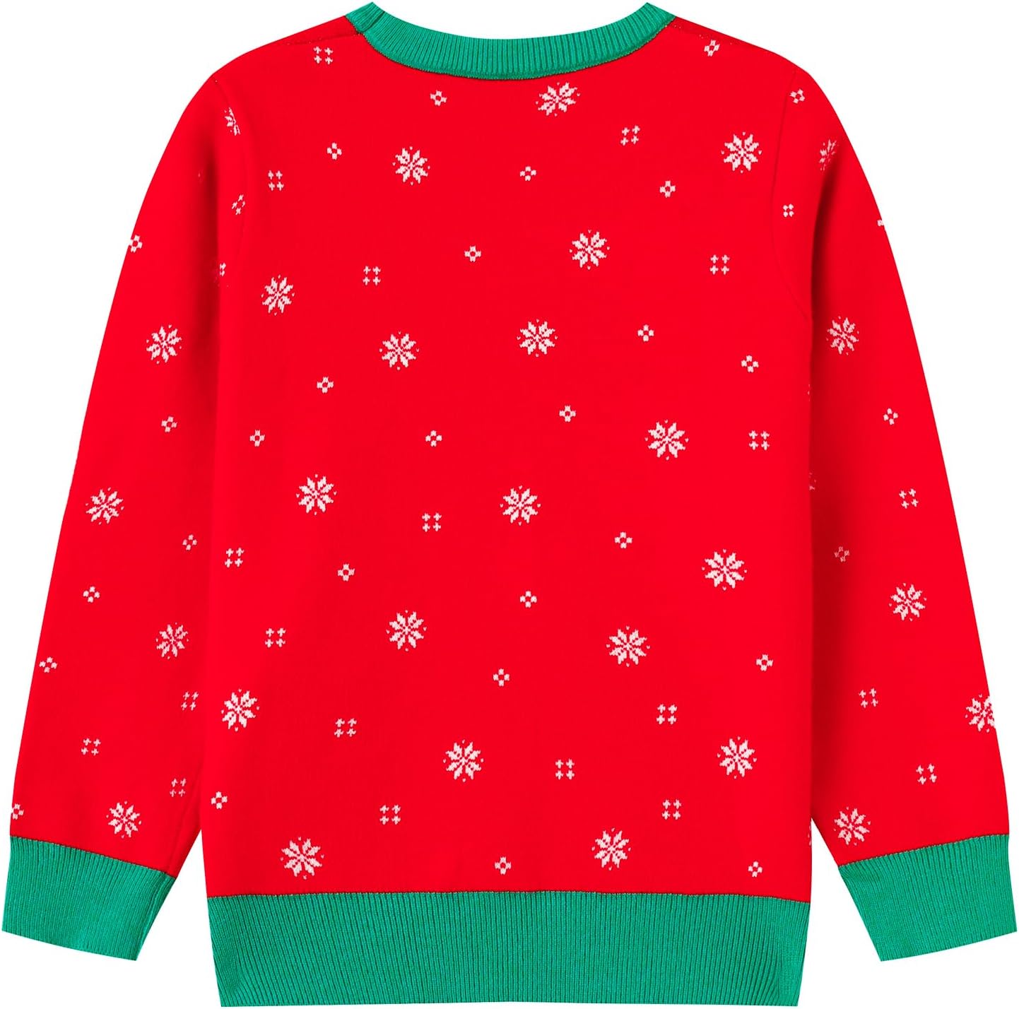 Kids Ugly Christmas Sweater Girls Boys LED Light Up Christmas Sweaters Funny Xmas Knitted Pullover for 5-14Y