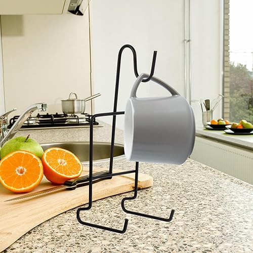 Miniatura 5 de Soporte para taza de café, soporte de exhibición de platillos de taza de café, soporte de exhibición de hierro para taza de té, platillo,