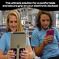 Vista 6 de Soporte de teléfono celular para mano - Soporte ergonómico y cómodo para el dedo del teléfono - Agarre para la mayoría de teléfonos inteligentes