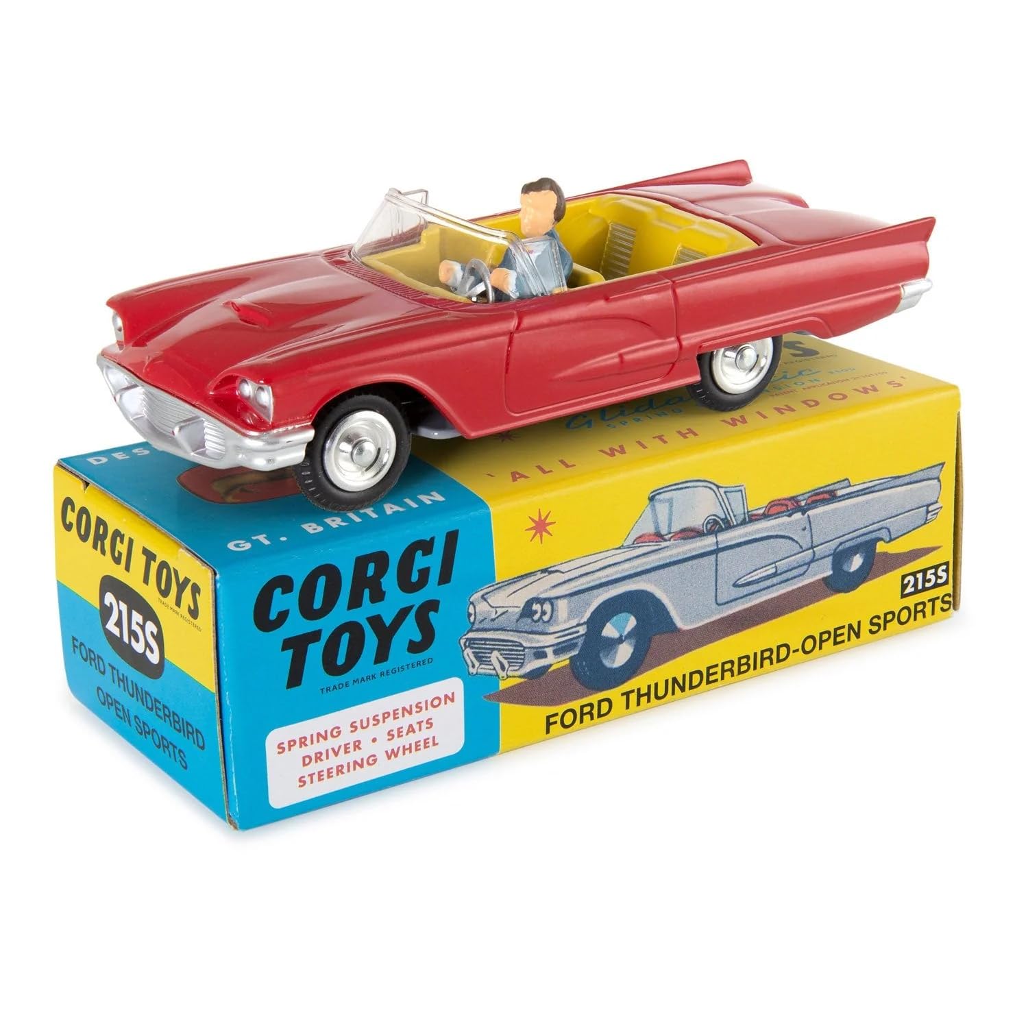 Amazon | コーギー 1/48 フォード サンダーバード 1962 レッド