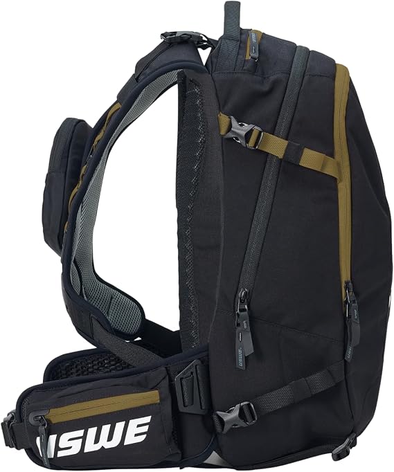 USWE Core Backpack, a High End Daypack for Enduro, Dirtbike, Moto, Black (25L Black/Bronze)