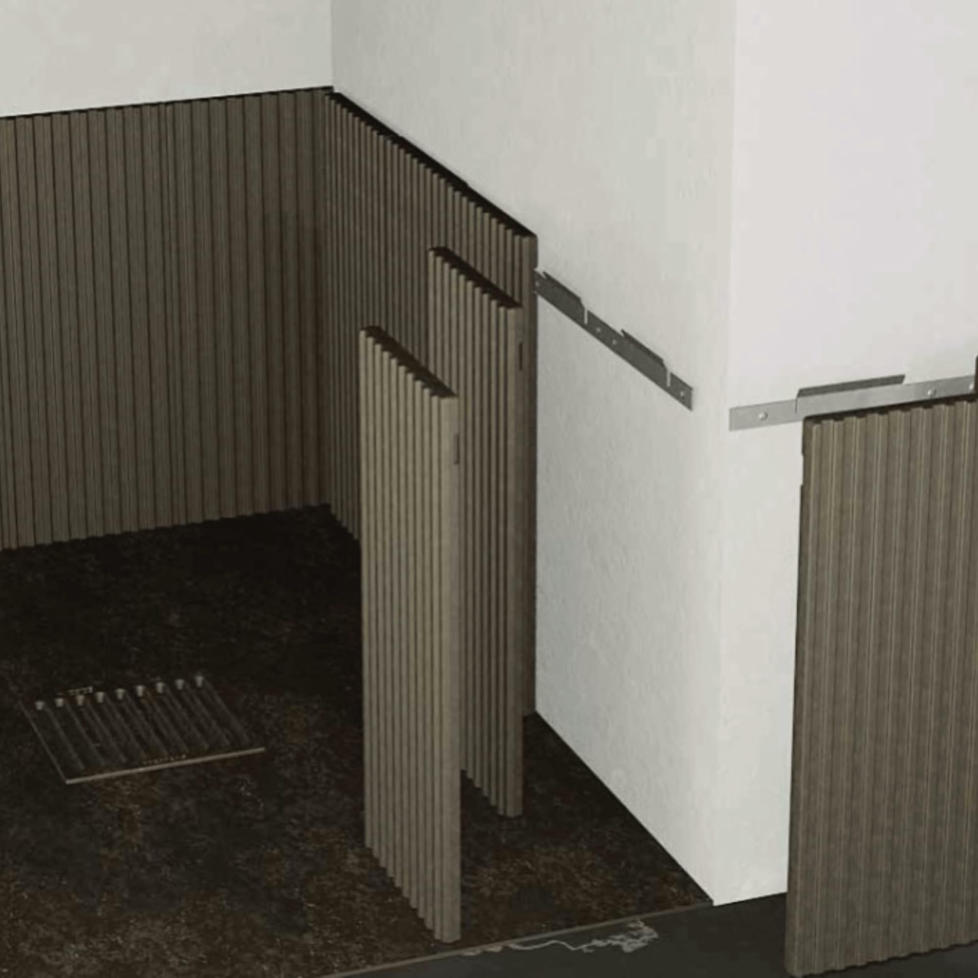 20 x 50h x 2 cm - Lastra in ghisa modulare con Pannello in Vermiculite HD | Lastra modulare + pannello in vermiculite alta densità, fissaggio a sospensione camini termocamini, Accumulo e irraggiamento