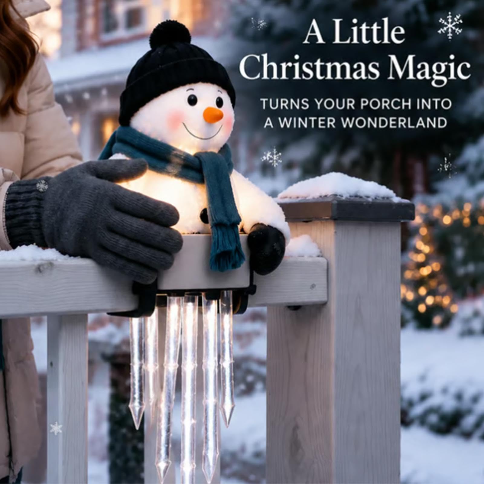 A Forma Di Pupazzo Di Neve Illuminazione LED da Esterno Decorazioni