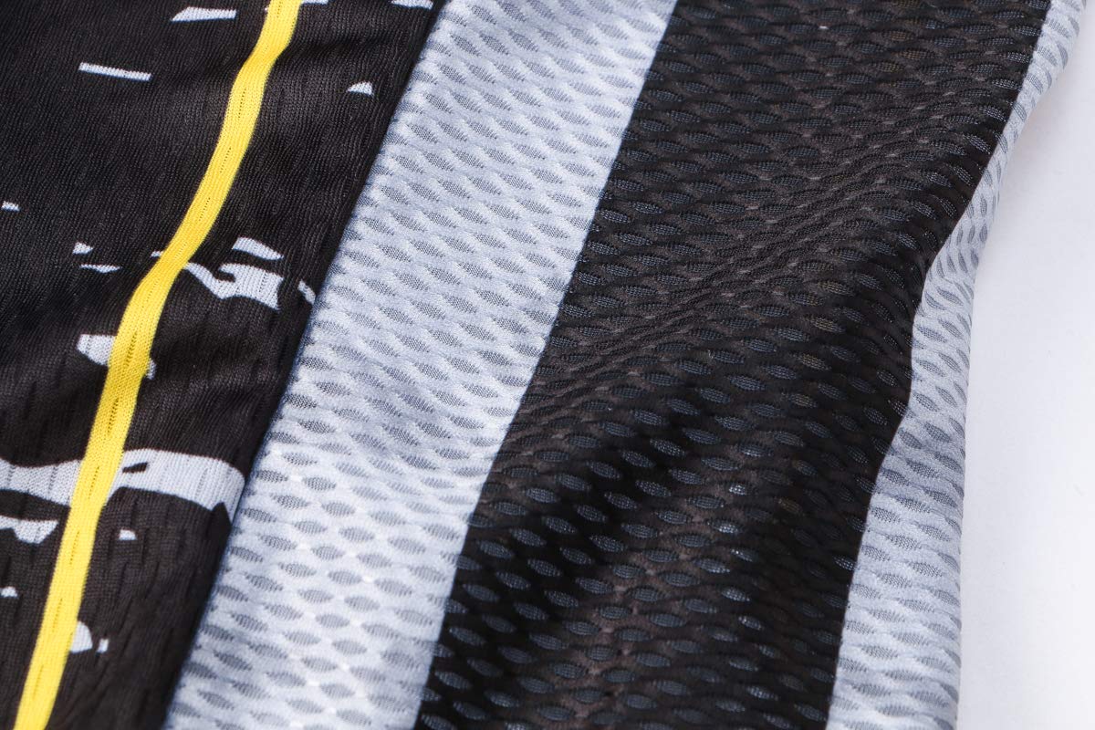 New Pro Full Zipper Uomo Ciclismo Jersey Manica Corta Maglia Da Equitazione USA