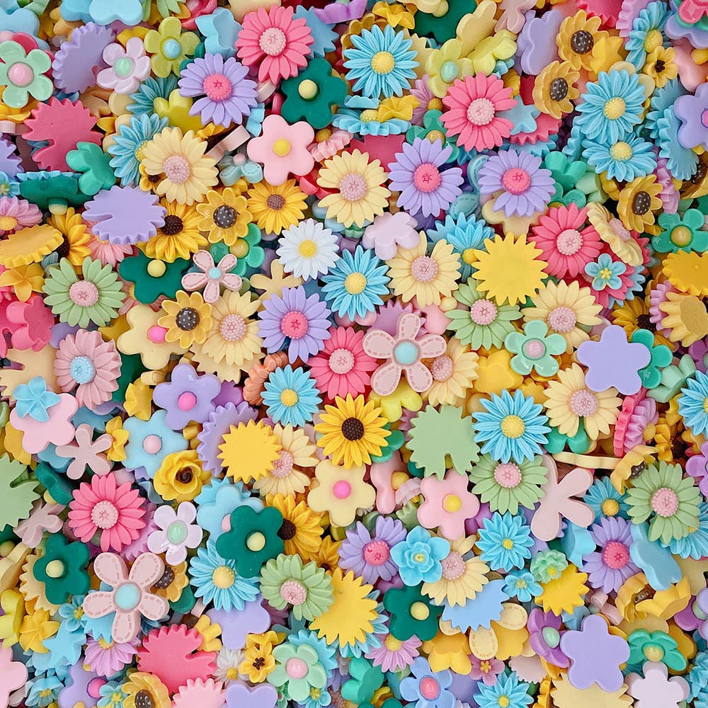 100pcs Cute Slime Charms Mixed Set Resin Flatback for DIY Craft Making and Ornament Scrapbooking Beads Assorted Candy Fruit Cake Resin Christmas Gifts Trellis Resin Ornament Kit Making Supplies