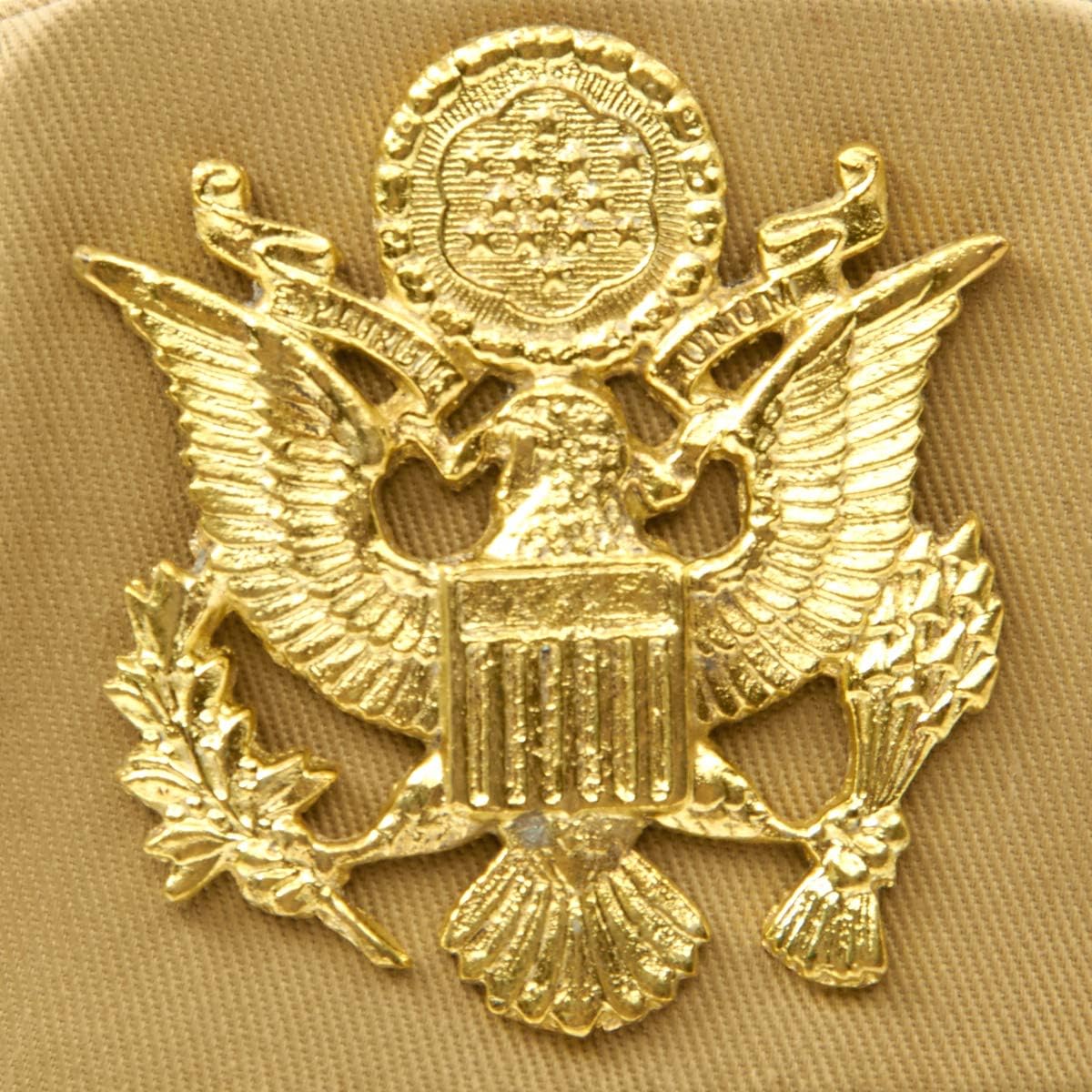 IMA U.S. WWII Officer Visor Crusher Cap: Classic Crushed 'Bomber Pilot' Look, Olive Drab